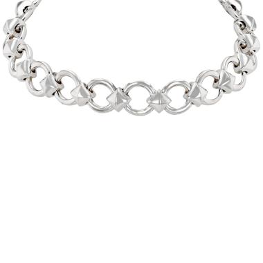 Collar Hermès Lancelot de plata