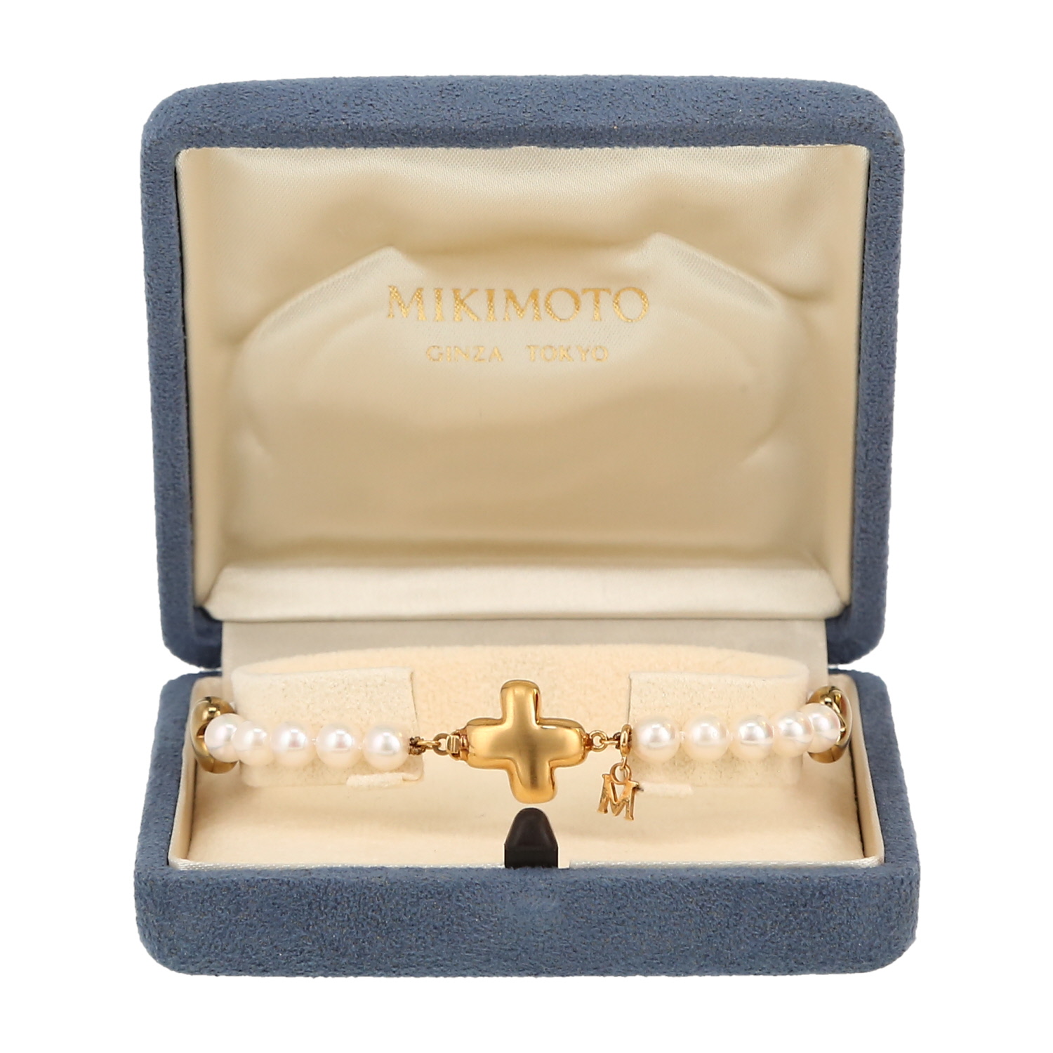 Mikimoto  bracelet in yellow gold and cultured pearls