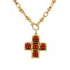 Pomellato  necklace in yellow gold and garnets - 00pp thumbnail