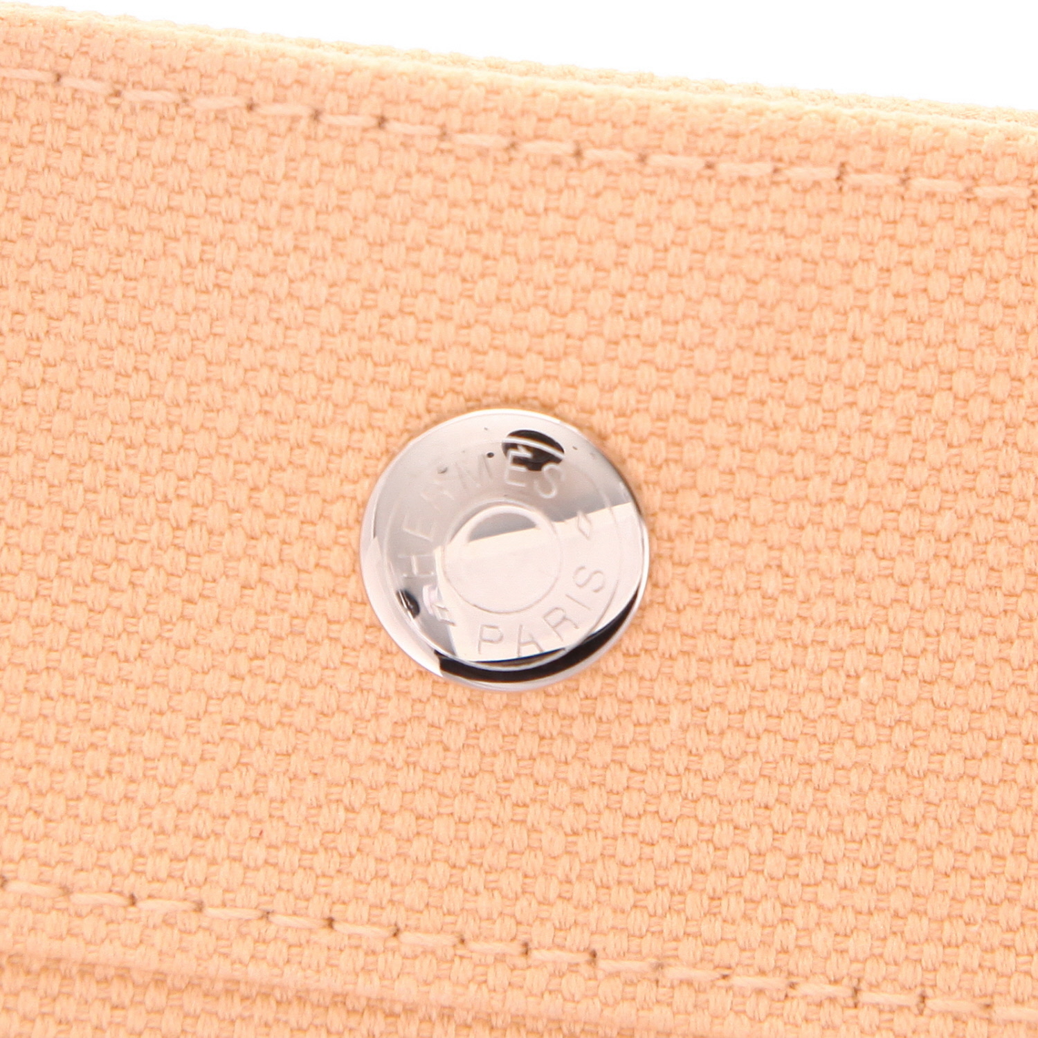 Hermès  Toto Bag - Shop Bag shopping bag  in orange canvas - Detail D2