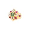 Bague Chanel  en or jaune, tourmaline vert et rubis - 00pp thumbnail