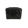 Chanel  Mini Carré handbag  in black patent quilted leather - 360 thumbnail