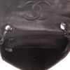 Chanel  Mini Carré handbag  in black patent quilted leather - Detail D3 thumbnail