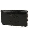 Portafogli Chanel   in pelle verniciata nera - 00pp thumbnail