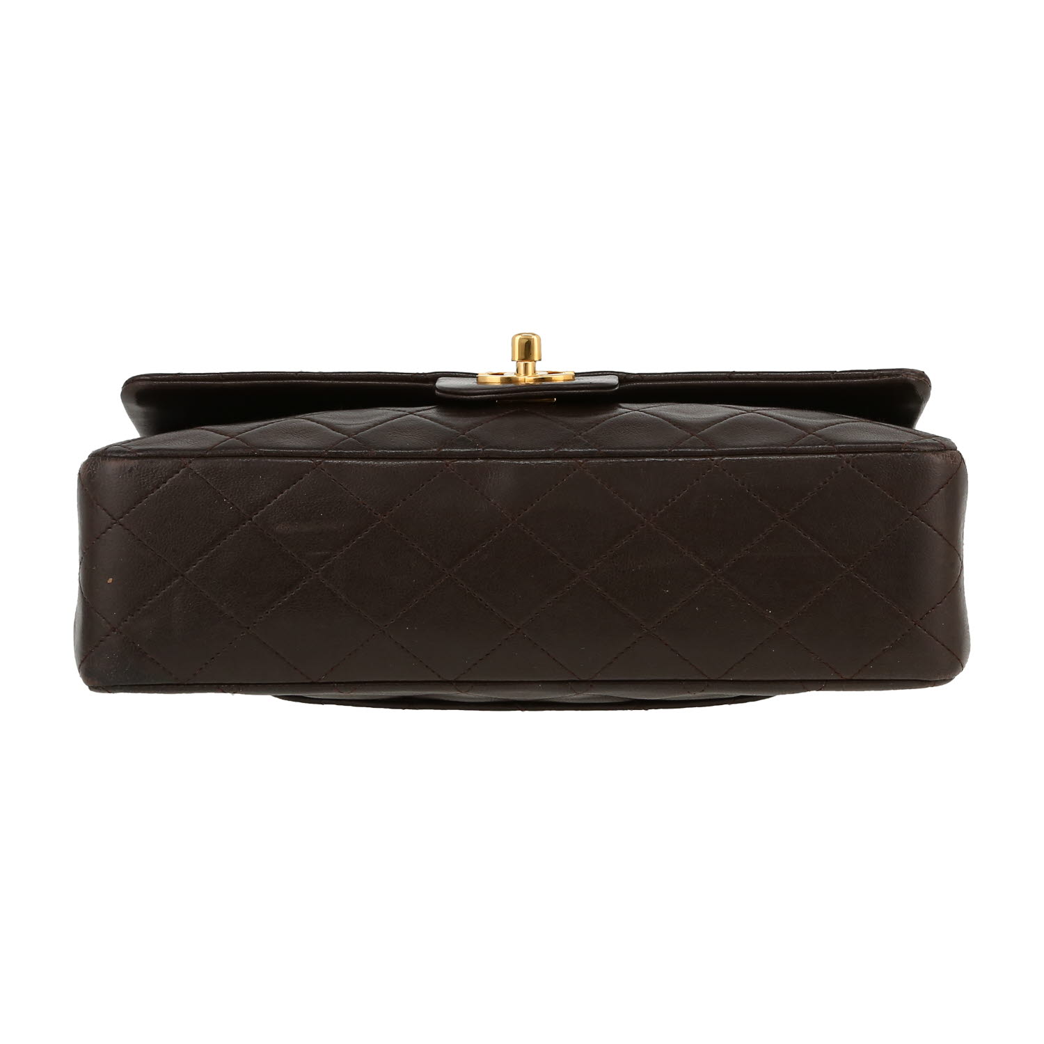 Sac à main Chanel  Timeless Classic en cuir matelassé marron - Detail D1