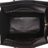 Bolso de mano Celine  Luggage Mini en cuero negro y caqui y ante beige - Detail D3 thumbnail