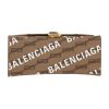 Balenciaga  Hourglass handbag  in beige monogram canvas  and leather - Detail D1 thumbnail