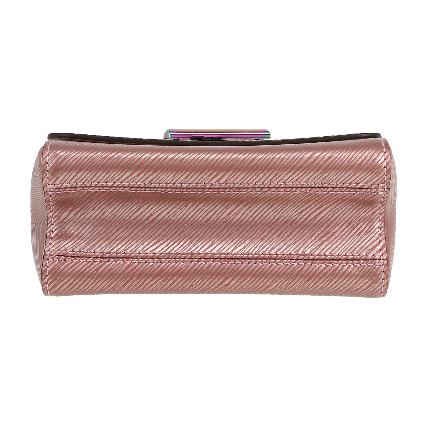 Louis Vuitton  Twist handbag  in pink epi leather - Detail D1
