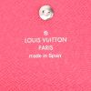 Louis Vuitton   wallet  in pink and yellow epi leather - Detail D2 thumbnail