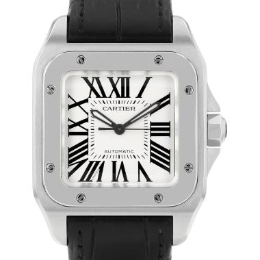 Cartier Santos-100  in stainless steel Ref: Cartier - 2878  Circa 2010