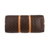 Louis Vuitton  Keepall 50 travel bag  in brown monogram canvas  and natural leather - Detail D4 thumbnail