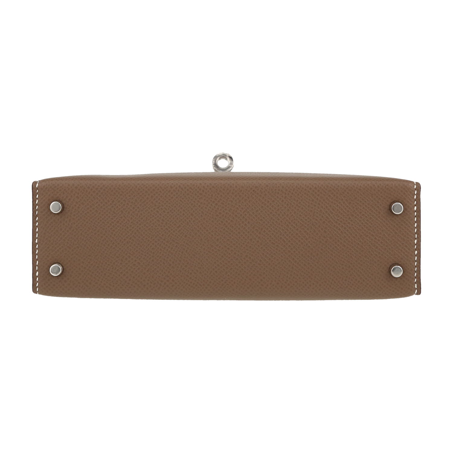 Sac à main Hermès  Kelly 20 cm en cuir epsom étoupe - Detail D1