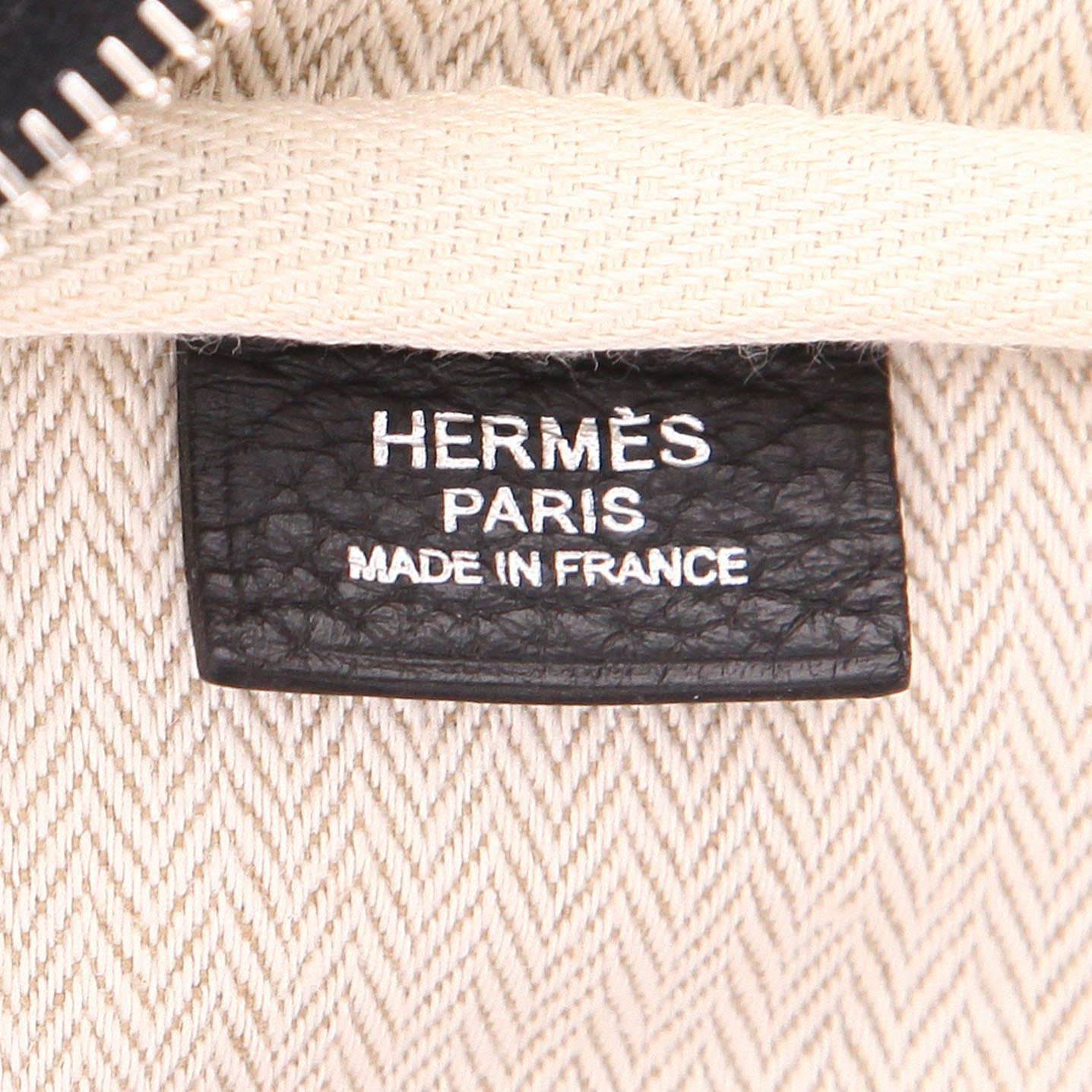 Borsa Hermès  Victoria in pelle togo nera - Detail D2