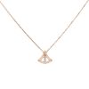 Bulgari Diva's Dream necklace in pink gold and diamonds - 00pp thumbnail