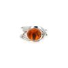 Bague Fred Sunlight en or blanc et citrine - 360 thumbnail