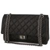 Bolso de mano Chanel  Chanel 2.55 en cuero acolchado negro - 00pp thumbnail