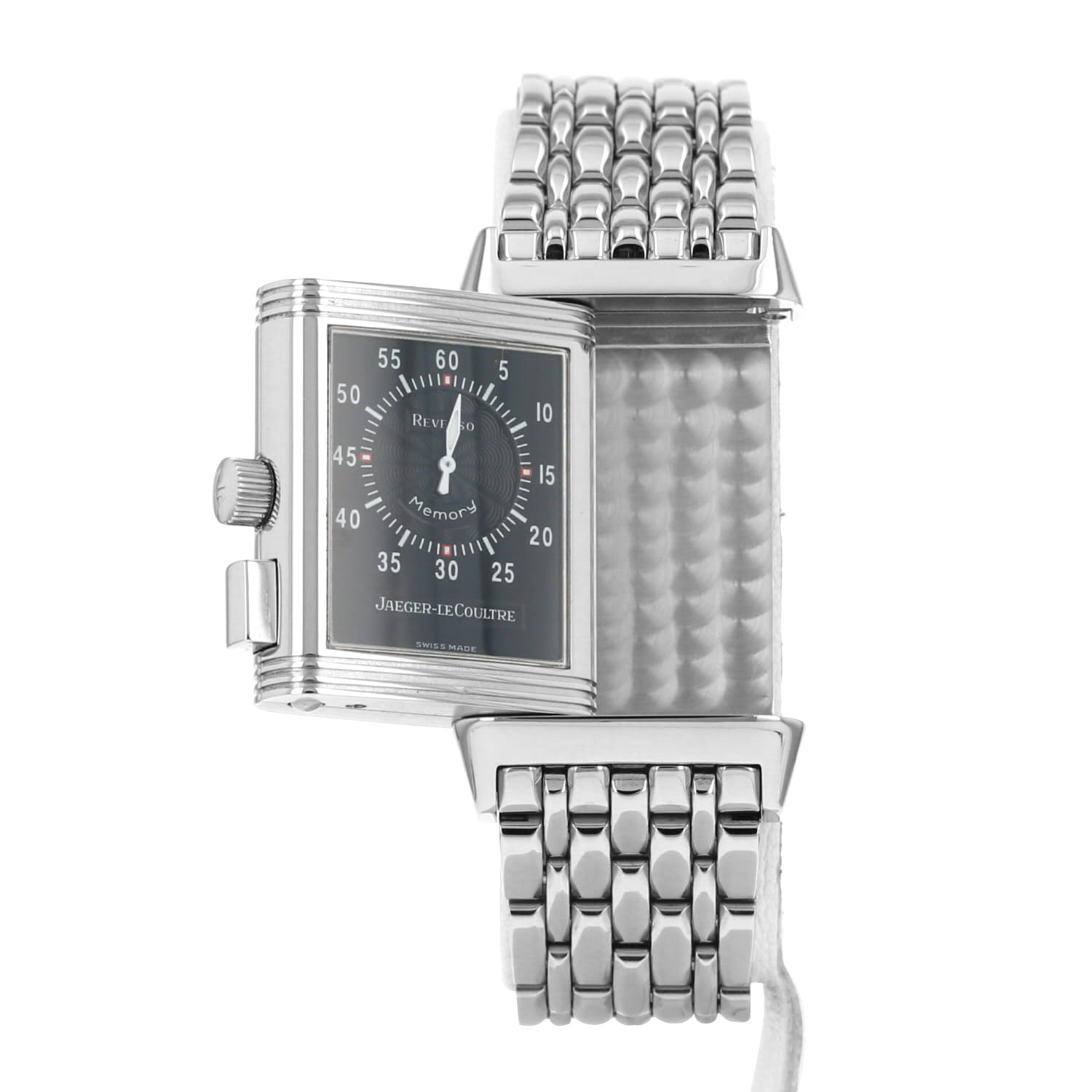 Orologio Jaeger-LeCoultre Reverso Memory in acciaio Ref: Jaeger Lecoultre - 255882  Circa 2003 - Detail D3