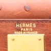 Hermès  Kelly 28 cm handbag  in brown ostrich leather - Detail D2 thumbnail