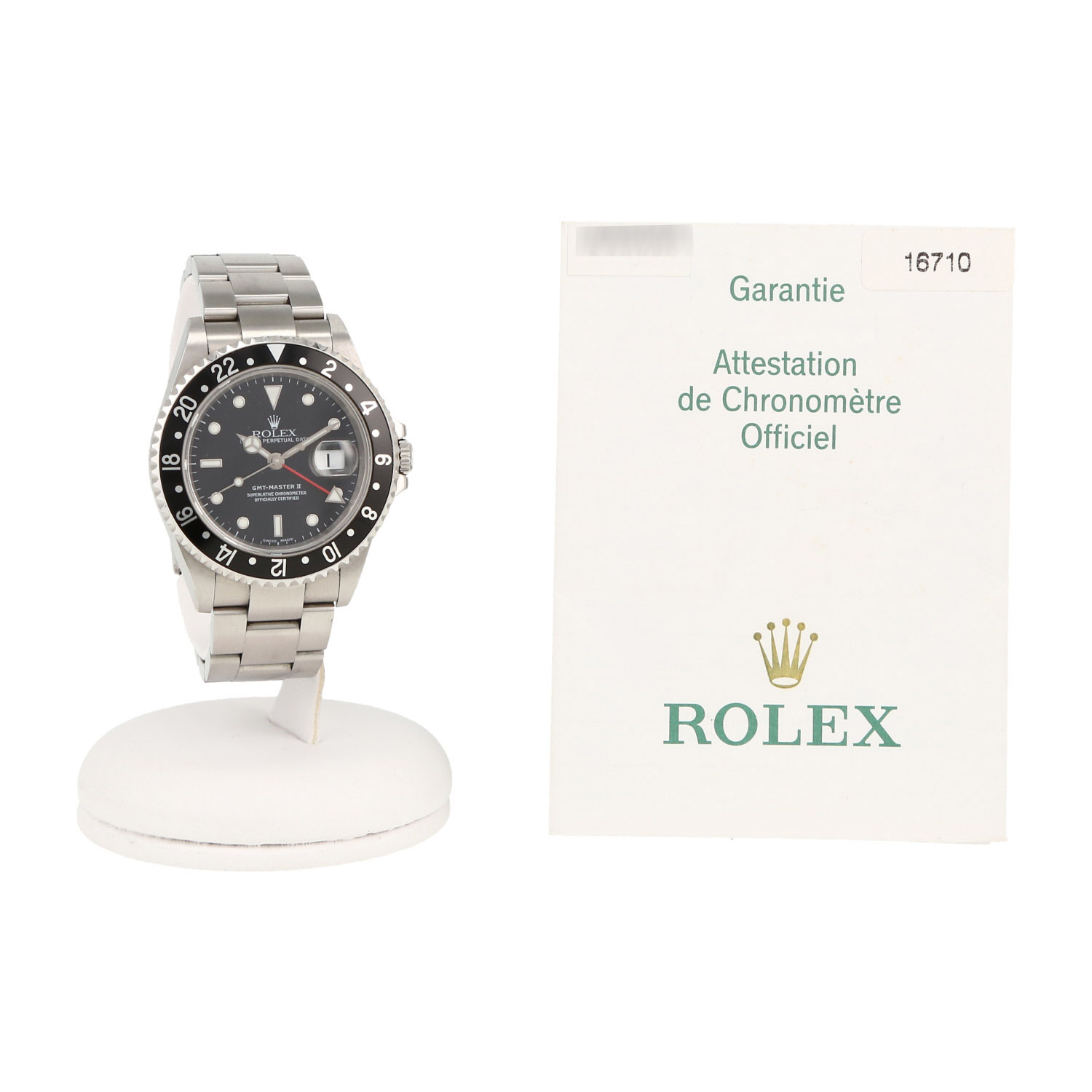 Orologio Rolex GMT-Master II in acciaio Ref: Rolex - 16710T  Circa 2004