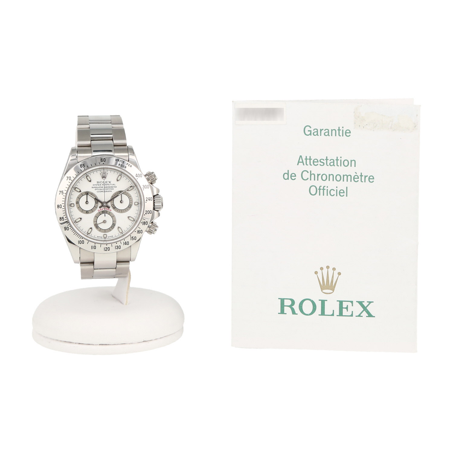 Rolex Daytona Automatique  in stainless steel Ref: Rolex - 116520  Circa 2002