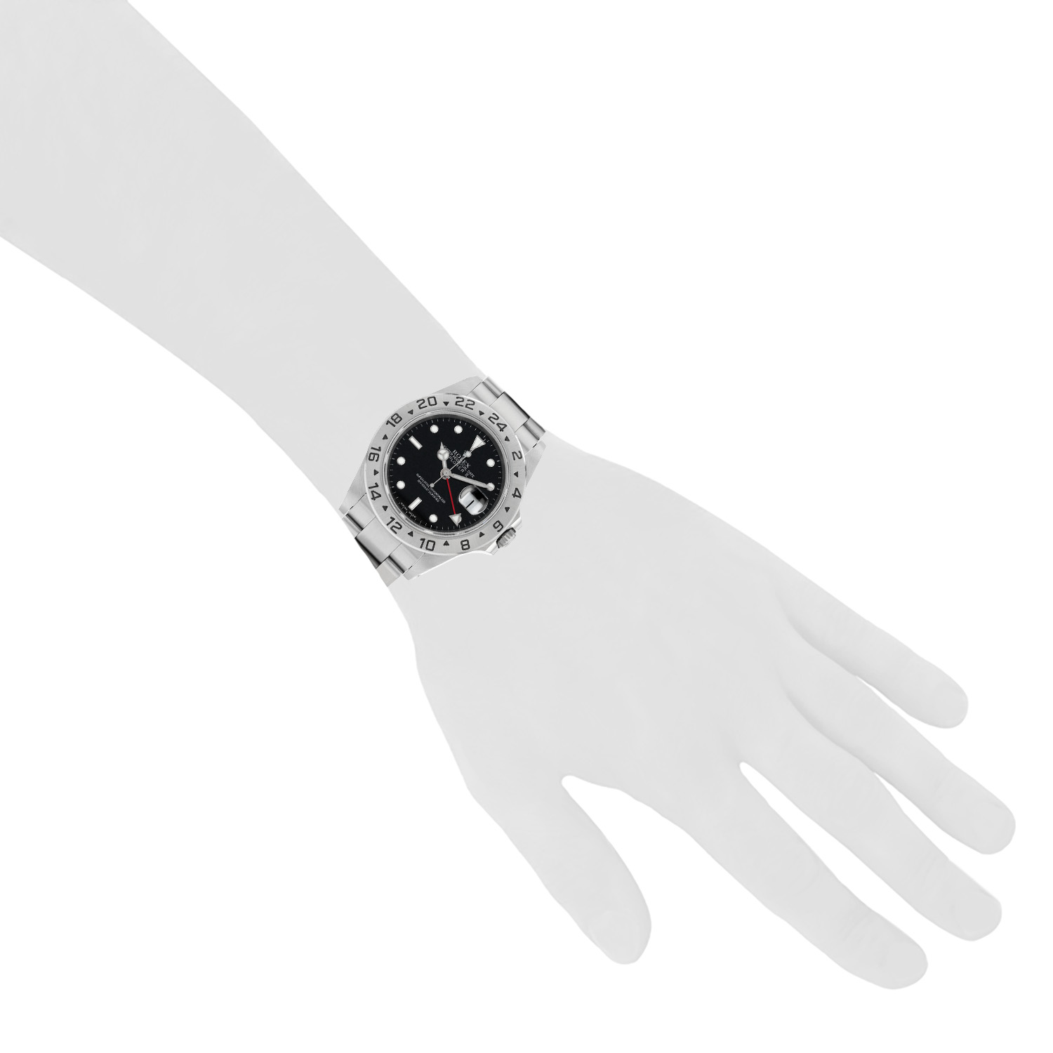 Rolex Explorer II  in stainless steel Ref: Rolex - 16570  Circa 2002 - Detail D1