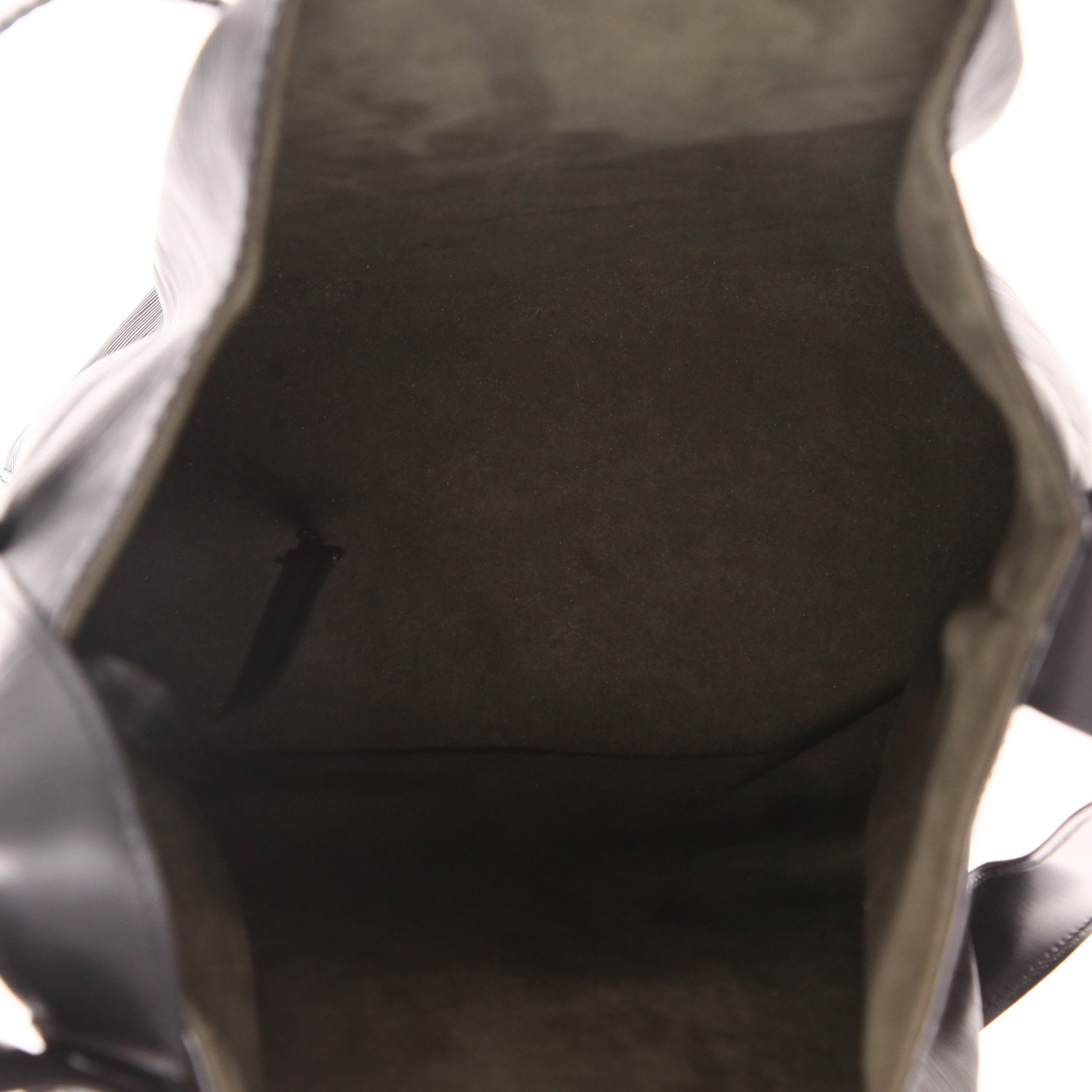 Sac à main Louis Vuitton  Sac d'épaule en cuir épi noir - Detail D3