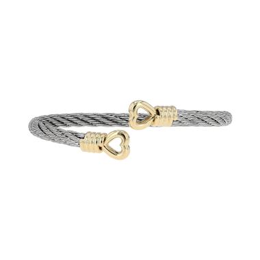 Bracciale Fred Force 10 in oro giallo e acciaio