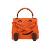 Sac à main Hermès  Quelle Idole en cuir Swift orange et marron - 360 thumbnail