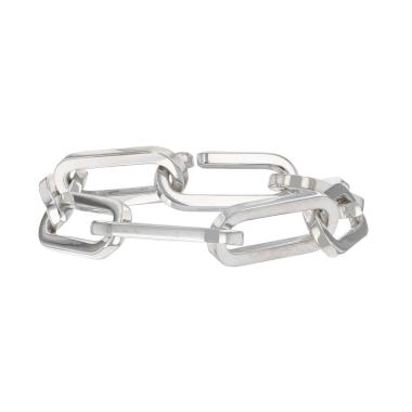 Dinh Van Maillons size XL bracelet in silver