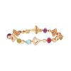 Bracelet Bulgari Diva's Dream en or rose, diamants et pierres de couleurs - 00pp thumbnail