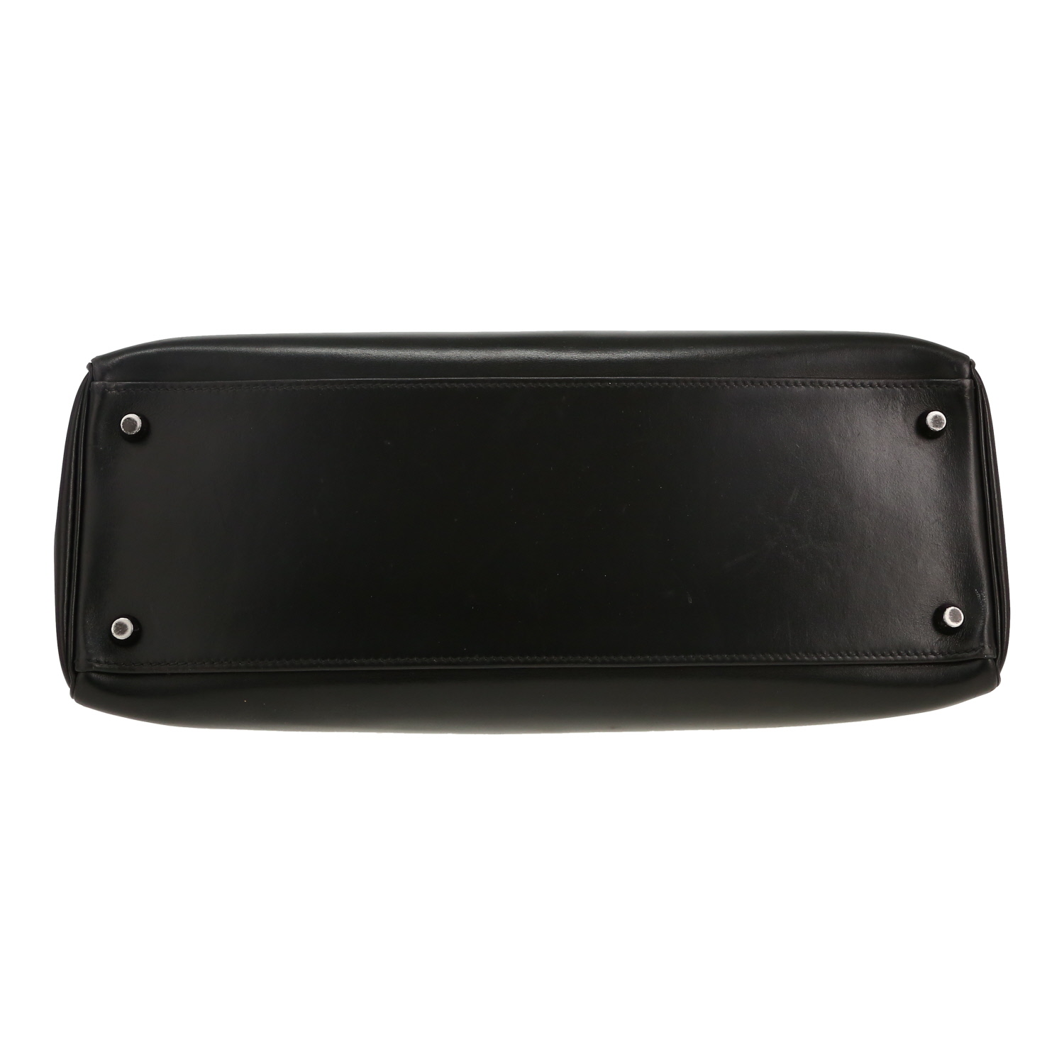 Hermès  Kelly So Black handbag  in black box leather - Detail D1