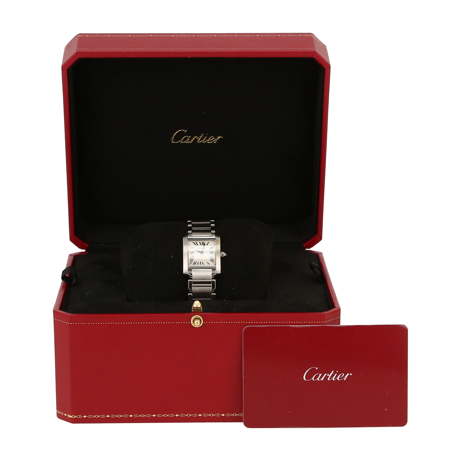 Reloj Cartier Tank Française de acero Ref: 3217  Circa 2022 - Detail D2