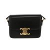 Borsa a tracolla Celine  Triomphe Teen in pelle nera - 360 thumbnail