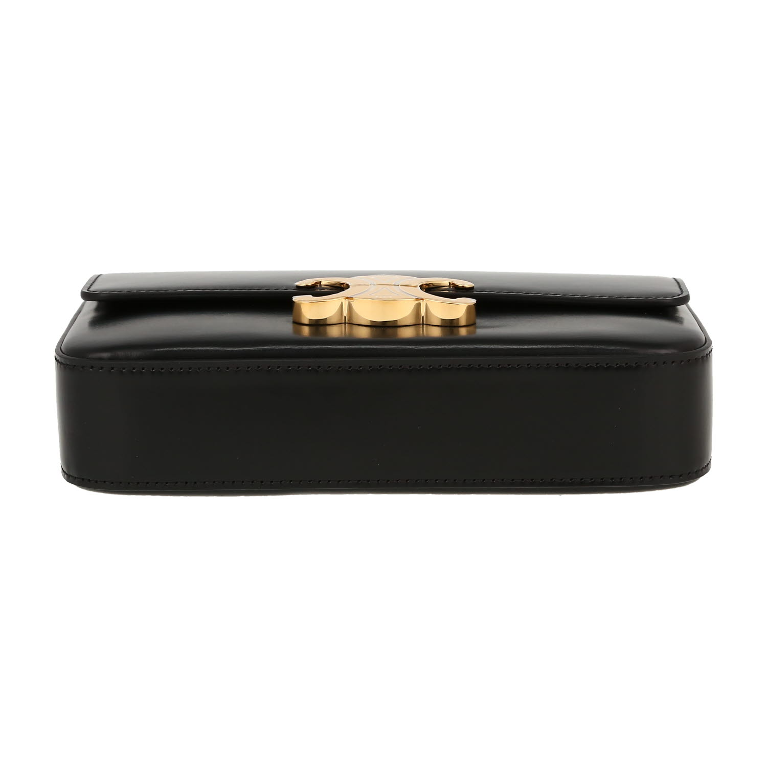 Celine  Claude handbag  in black leather - Detail D1
