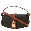 Celine  Tabou shoulder bag  in brown "Triomphe" canvas  and brown leather - 00pp thumbnail