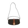 Celine  Tabou shoulder bag  in brown "Triomphe" canvas  and brown leather - 360 thumbnail