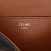 Celine  Tabou shoulder bag  in brown "Triomphe" canvas  and brown leather - Detail D2 thumbnail