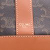 Borsa a tracolla Celine  Seau modello piccolo  in tela monogram marrone e pelle marrone - Detail D2 thumbnail