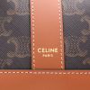 Sac bandoulière Celine  Seau petit modèle  en toile monogram marron et cuir marron - Detail D2 thumbnail