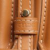 Celine  Vertical small model  shoulder bag  in beige canvas  and brown leather - Detail D2 thumbnail