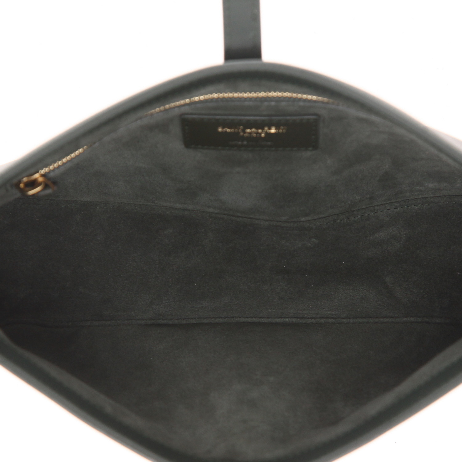 Saint Laurent  5 à 7 handbag  in green leather - Detail D3