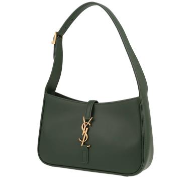 Bolso de mano Saint Laurent  5 à 7 en cuero verde