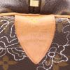 Borsa Louis Vuitton  Speedy Editions Limitées in tela monogram marrone e pelle naturale - Detail D2 thumbnail