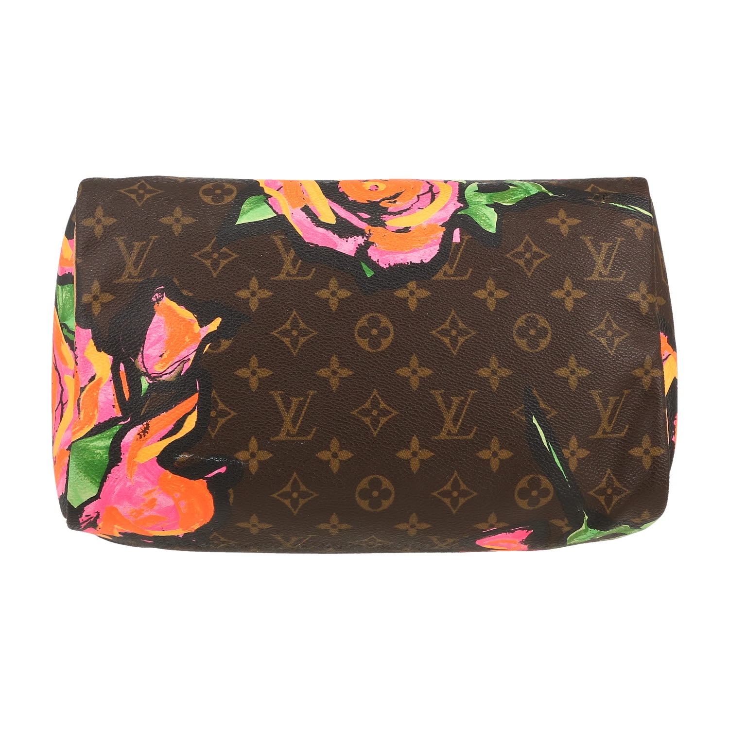 Sac à main Louis Vuitton  Speedy Editions Limitées en toile monogram marron et cuir naturel - Detail D1