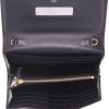 Gucci  1955 Horsebit shoulder bag  in beige raphia  and navy blue leather - Detail D3 thumbnail