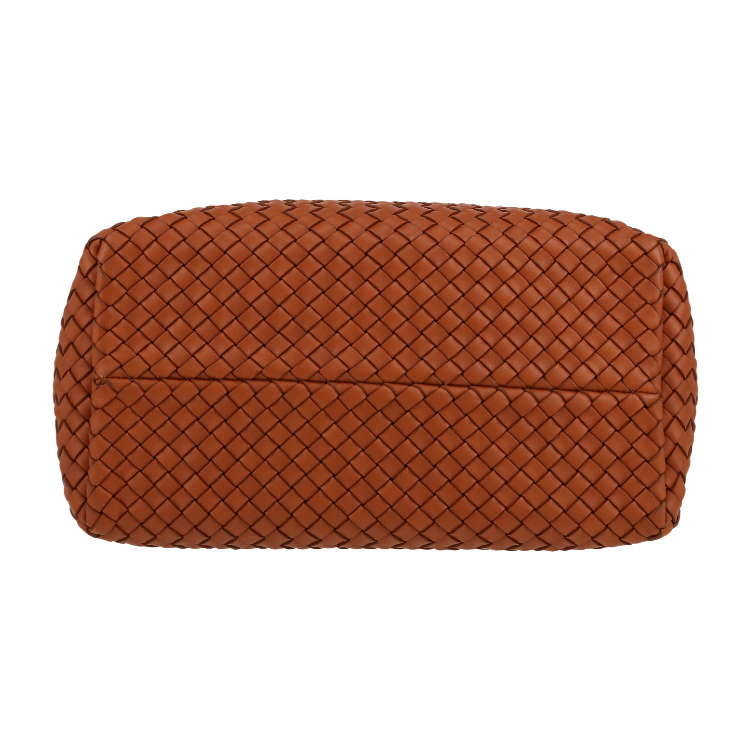 Sac cabas Bottega Veneta  Cabat en cuir tressé marron - Detail D1