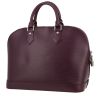 Sac à main Louis Vuitton  Alma moyen modèle  en cuir épi violet - 00pp thumbnail