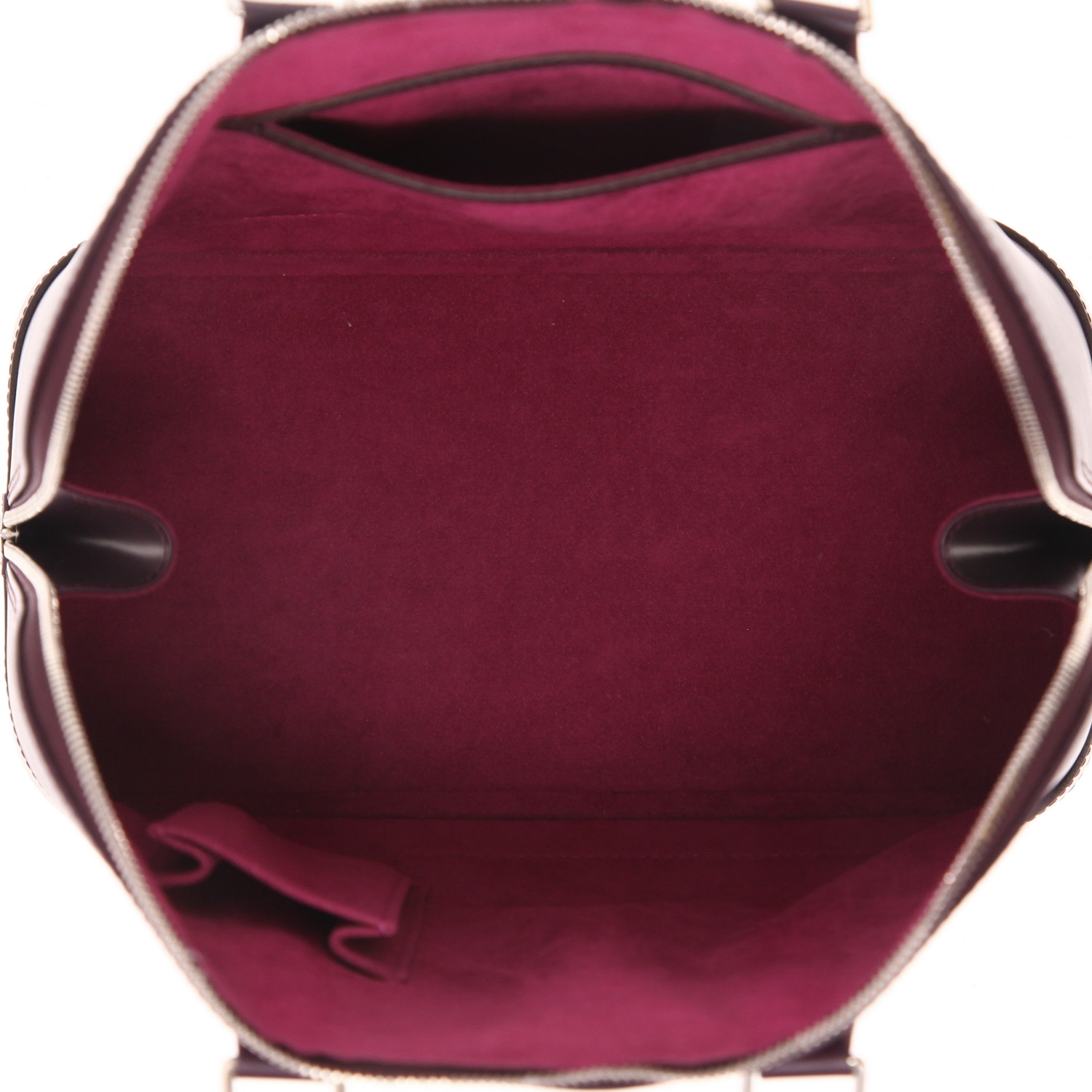 Borsa Louis Vuitton  Alma modello piccolo  in pelle Epi viola - Detail D3
