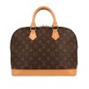 Sac à main Louis Vuitton  Alma en toile monogram marron et cuir naturel - 360 thumbnail