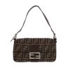 Borsa Fendi  Baguette in tela siglata marrone e pelle marrone - 360 thumbnail